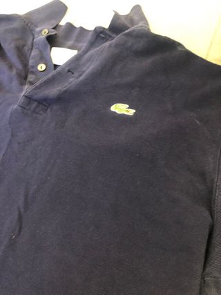 Polo Lacoste Azul Talla M