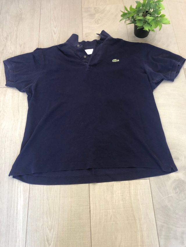 Polo Lacoste Azul Talla M