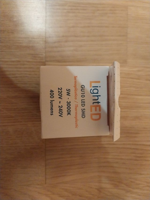 Bombilla LED GU10 5W 3000K Cálida
