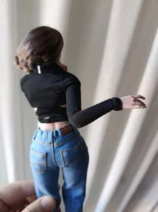 Figura 1/6 custom femenina chica cuerpo World Box