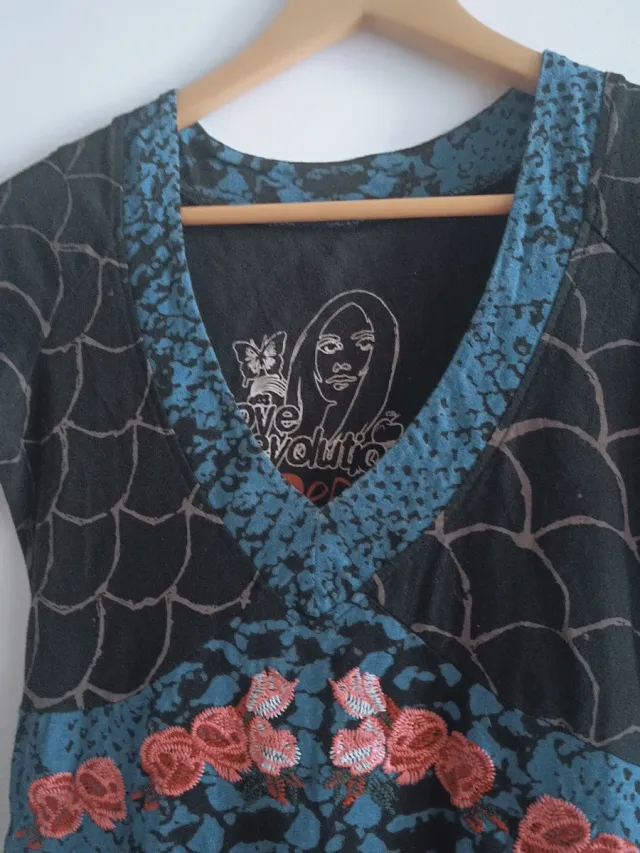 Vestido verano estampado flores