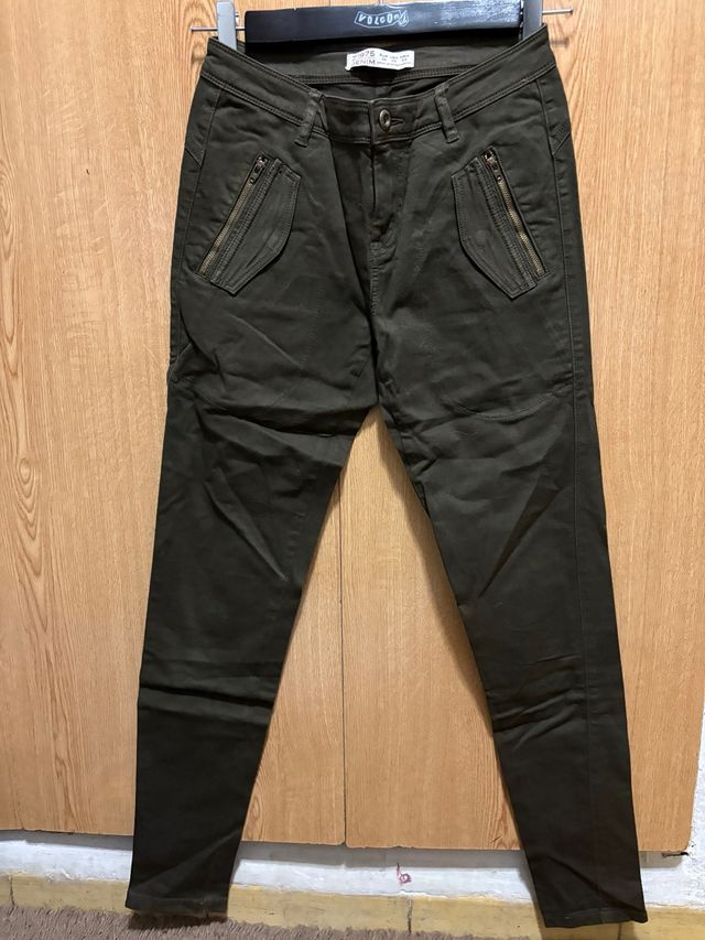 Pantalón Zara Marrón Talla 34