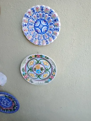 Set di 6 Piatti Decorativi in Ceramica