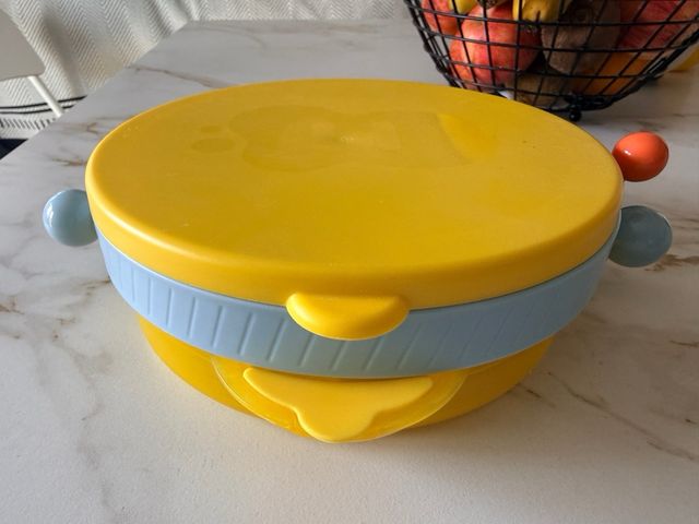 Plato térmico inox bebé montessori BLW japonés