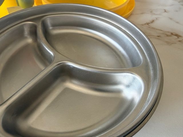 Plato térmico inox bebé montessori BLW japonés