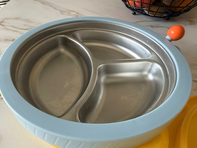 Plato térmico inox bebé montessori BLW japonés