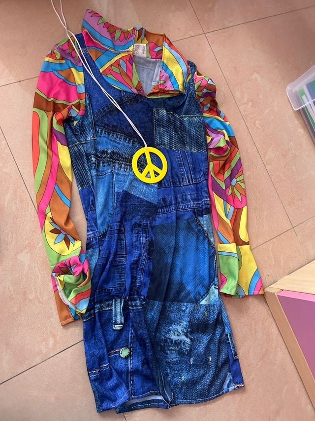 Costume Hippie Taglia S