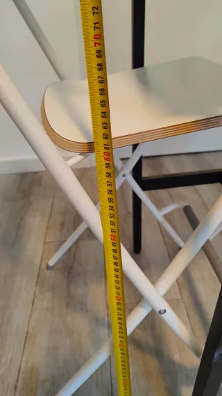 Mesa alta cuadrada 60x60cm y 92cm alto