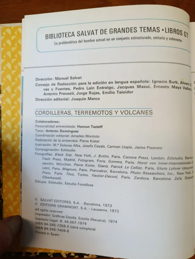 Cordilleras, terremotos y volcanes