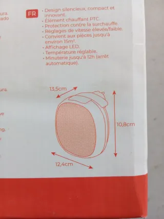 Calefactor Cerámico EDM 700W