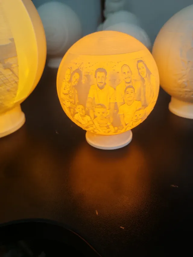 Esferas decorativas LED personalizadas | 3 tamaños