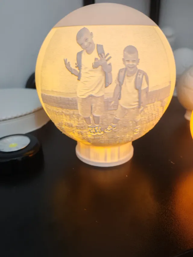 Esferas decorativas LED personalizadas | 3 tamaños