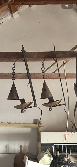 Apliques de pared colgantes antiguos