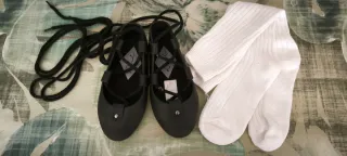 Abarcas niña n° 29 y medias traje neska