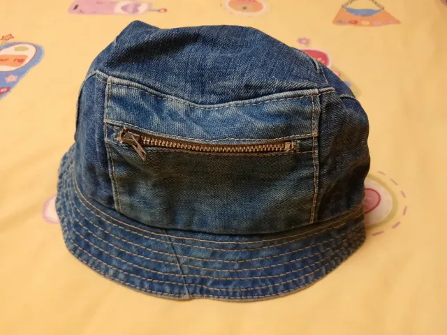Gorro tejano vaquero con cremallera
