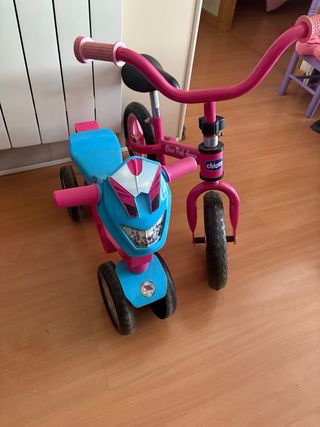 Moto y Bici Evolutiva Rosa Chicco