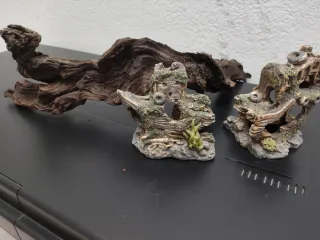 Acuario 80L con accesorios