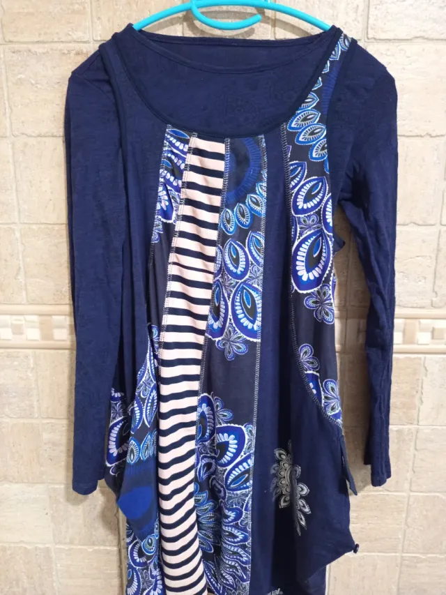 Vestido Desigual patchwork Talla 11/12 años.