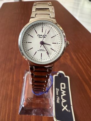 Reloj Omax Mujer Plata y Blanco