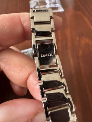 Reloj Omax Mujer Plata y Blanco