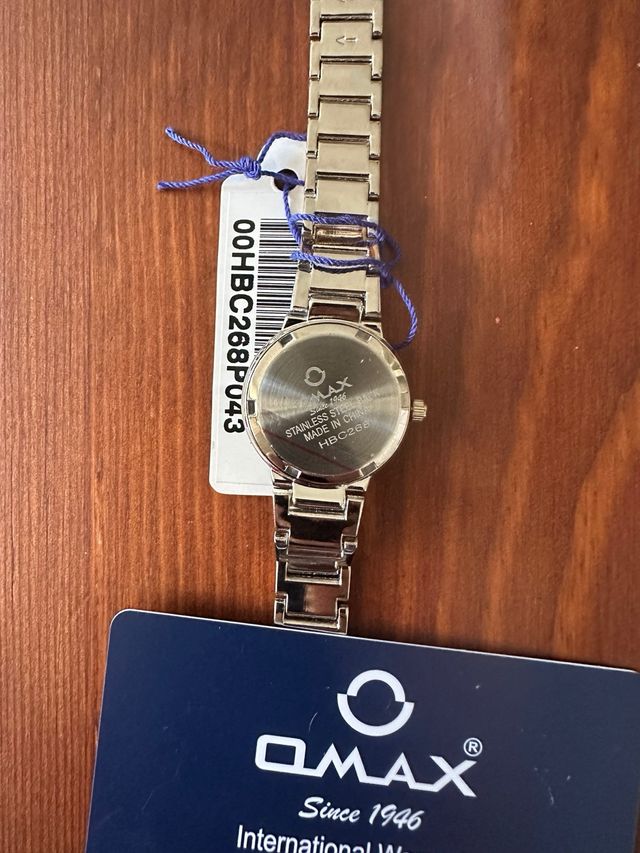 Reloj Omax Mujer Plata y Blanco