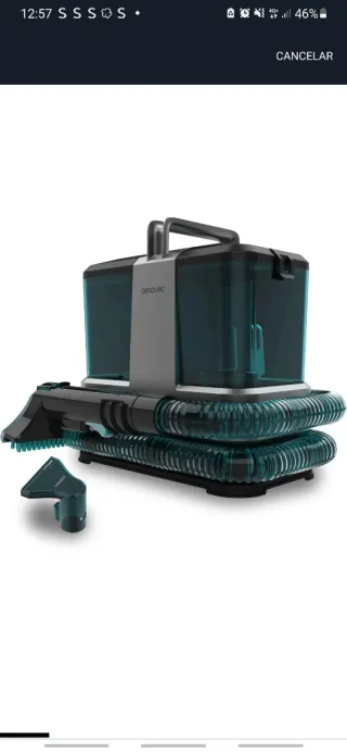 Aspiradora de agua.