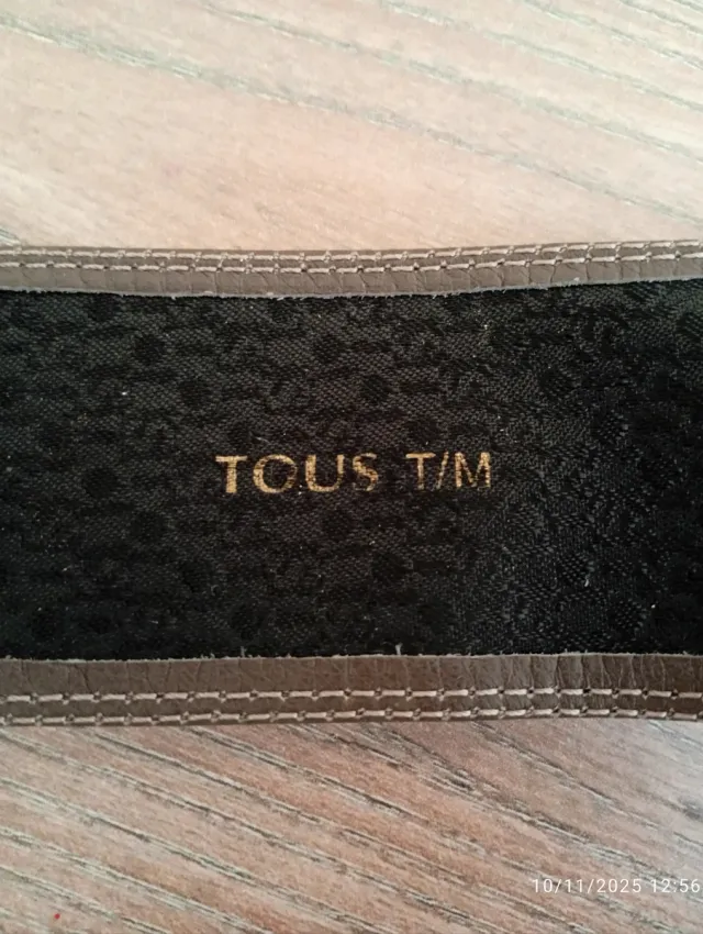 Cinturón Tous Piel Hebilla Dorada