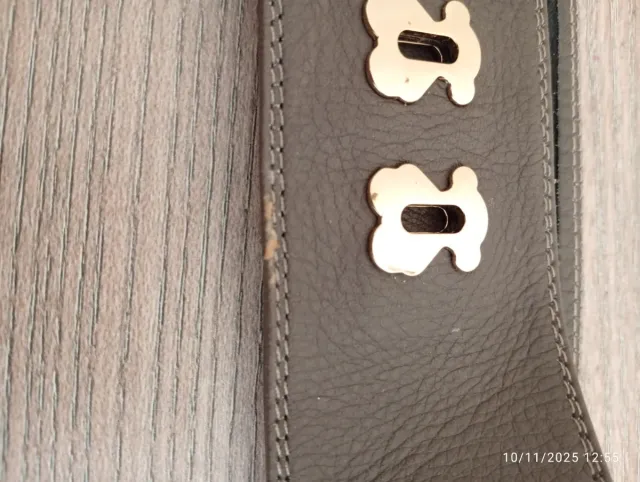 Cinturón Tous Piel Hebilla Dorada