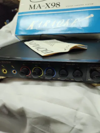 Karaoke Boman MA-X98 Negro/Azul