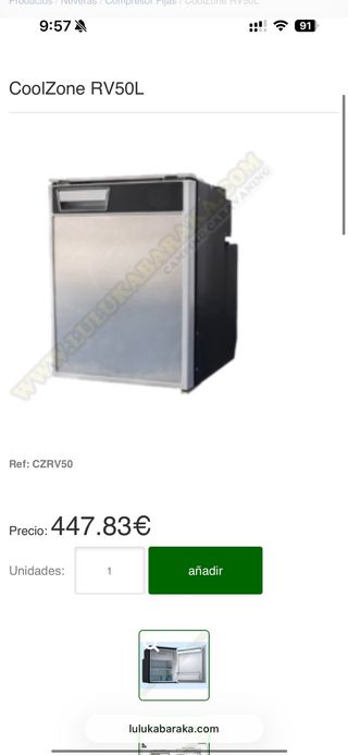 Mueble y Nevera Camper Thais