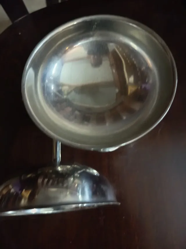 Calice metallici argentati