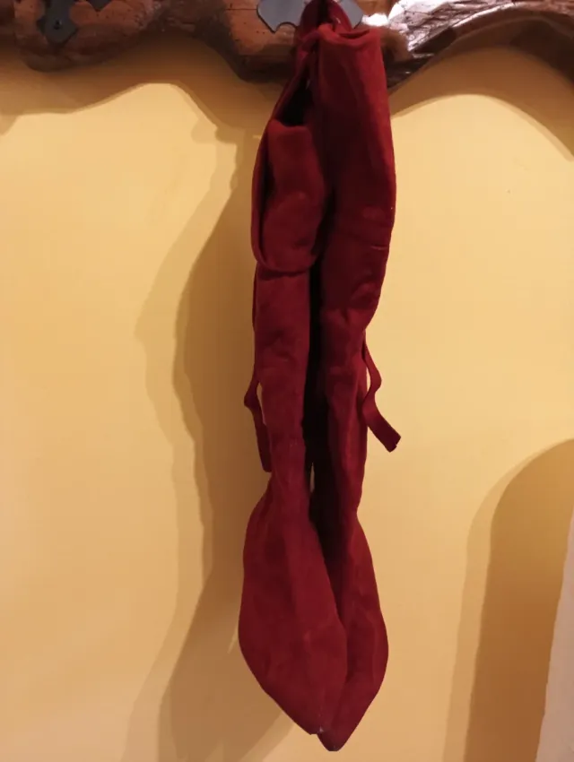 Botas altas rojas T 38