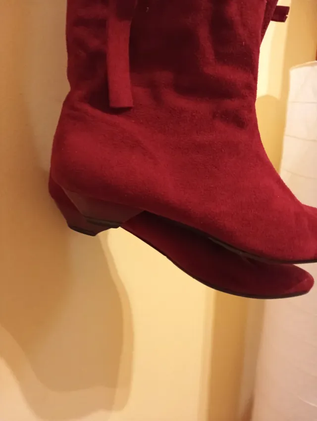 Botas altas rojas T 38