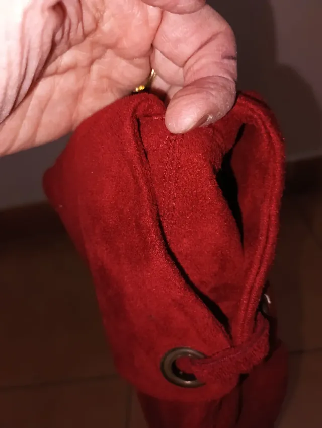 Botas altas rojas T 38