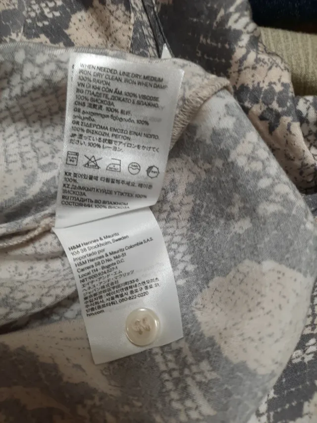 Camisa estampada animal print