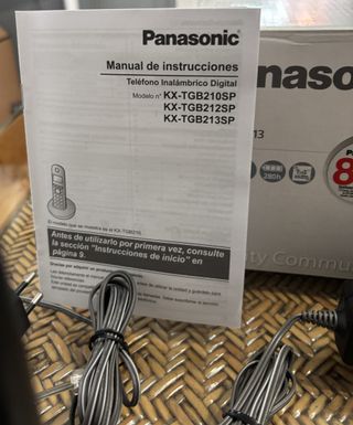 3 Teléfonos Fijos Inalámbricos Panasonic