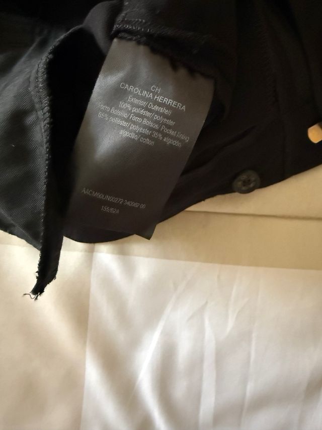 Pantalón de vestir Carolina Herrera negro