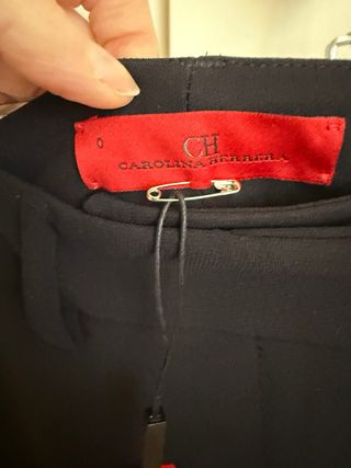 Pantalón de vestir Carolina Herrera negro