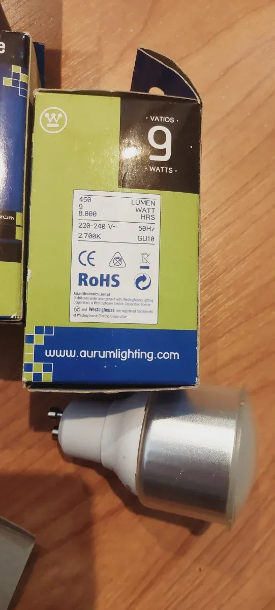 Bombillas LED Westinghouse GU10 9W