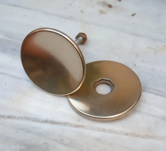 Pomo Puerta Dorado 8cm