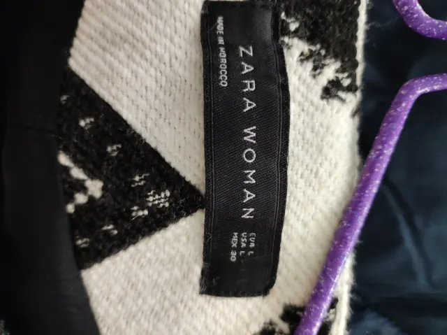 Abrigo Zara Talla L