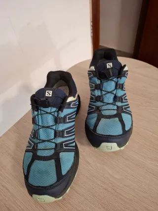 Zapatillas Salomon Trail  Azul