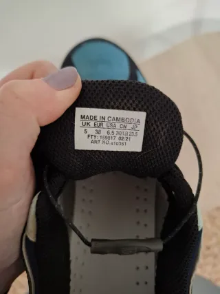 Zapatillas Salomon Trail  Azul