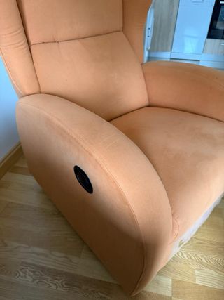Sillón extensible naranja