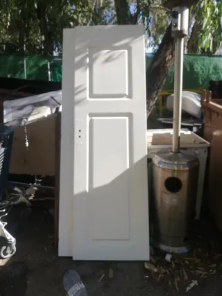 2 Puerta interior blanca con paneles