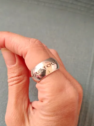 Anillo Tous Ancho Plata