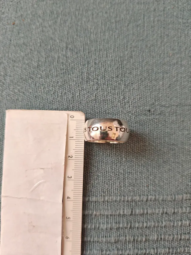 Anillo Tous Ancho Plata