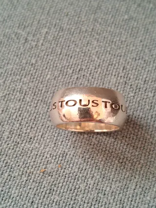 Anillo Tous Ancho Plata
