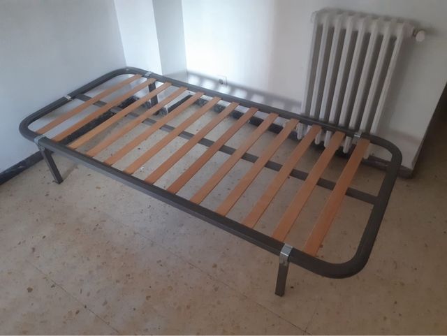 Somier de cama individual metálico  190x90