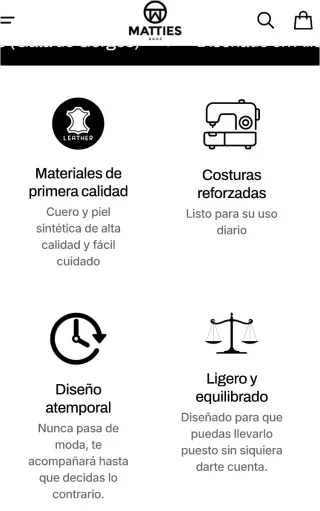 Bolso Matties sin usar